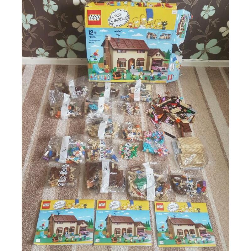 The simpsons lego house 71006 incomplete
