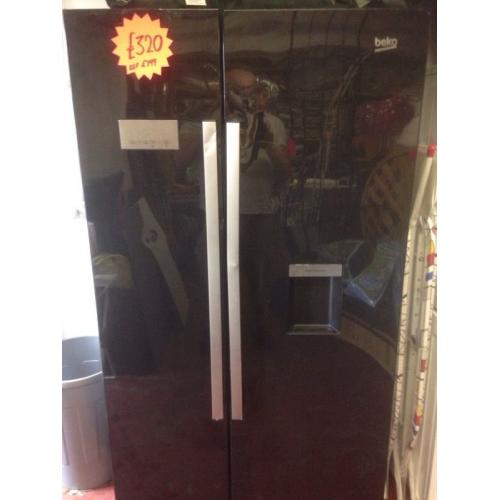 Bush American Style Fridge Freezer