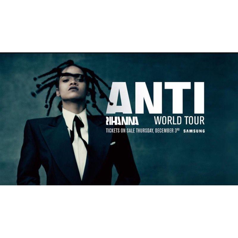 RIHANNA ANTI WORLD TOUR GOLDEN CIRCLE VIP TICKETS x 2