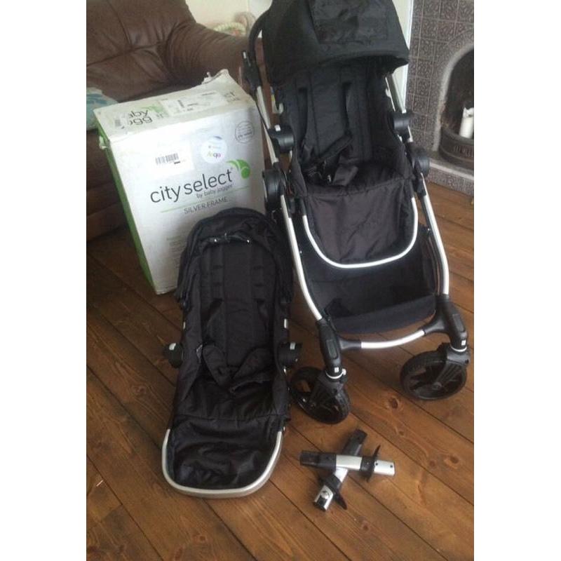 City select single with additional tandem seat NEW IN BOX (swap for bugaboo donkey/buffalo)