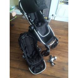 City select single with additional tandem seat NEW (swap for bugaboo donkey)