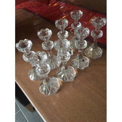 Bohemia Lead Crystal Over 24% Candle Stick Holders
