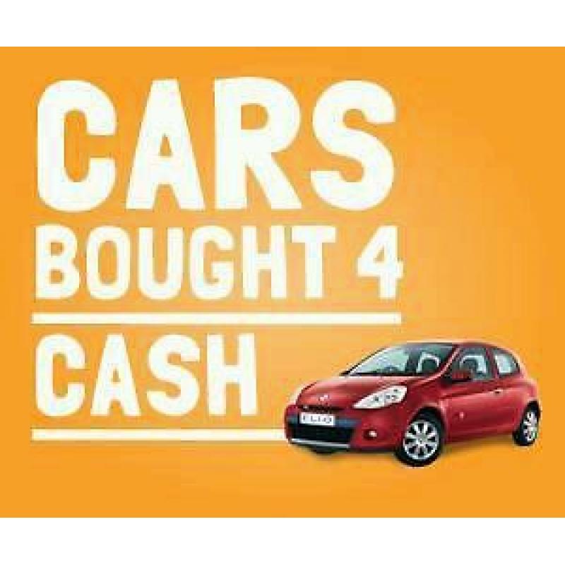 USED CARS BOUGHT FOR CASH.