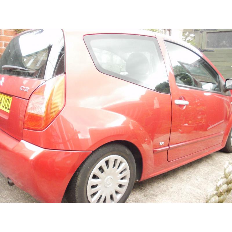 citroen c2 with adjustable lowered susspension