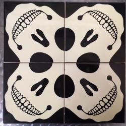 Bathroom Tiles - Kitchen Tiles - Skull Wall Tiles - Gothic Wall Tiles - 44 Tiles Available