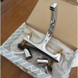 Bristan deck sink mixer tap, chrome plated ceramic disc L DSM C CD NEW