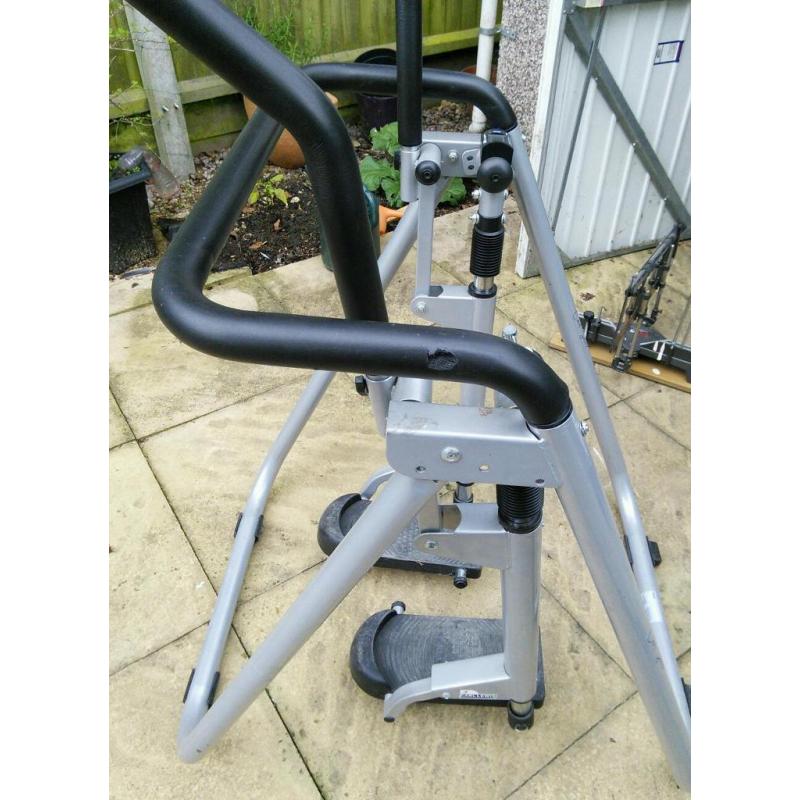 Air walker exercise machine