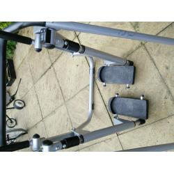 Air walker exercise machine