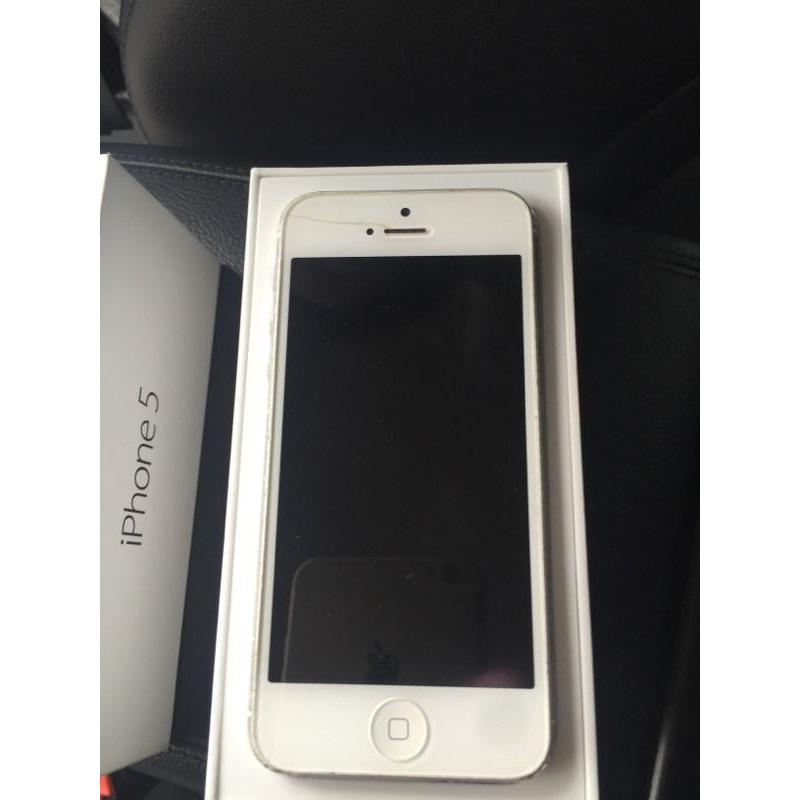 White iPhone 5 64gb