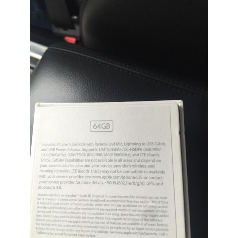 White iPhone 5 64gb
