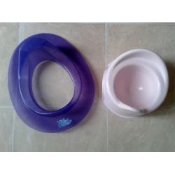 Pink Potty & Purple Training Seat - In excellent clean & sterilized condition