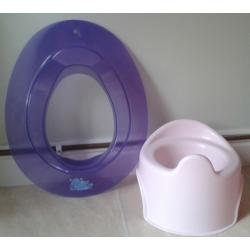 Pink Potty & Purple Training Seat - In excellent clean & sterilized condition