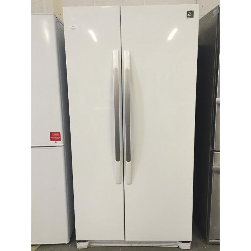 DAEWOO 618 Litre Side by Side White Fridge_Model: FRSU20ICW