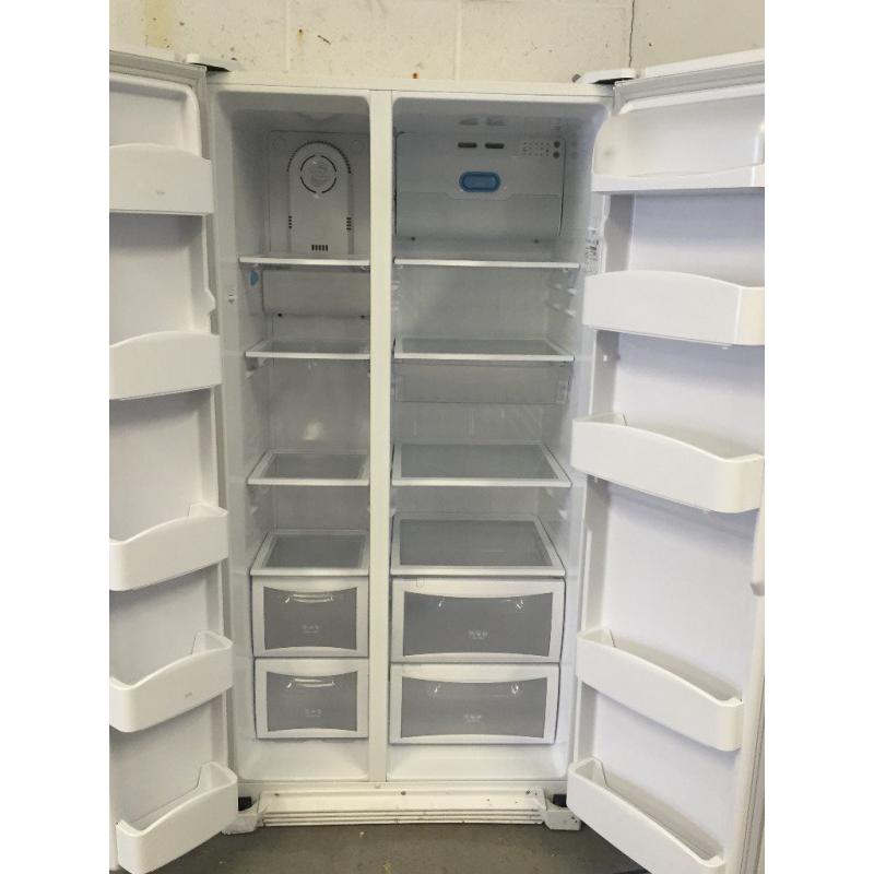DAEWOO 618 Litre Side by Side White Fridge_Model: FRSU20ICW