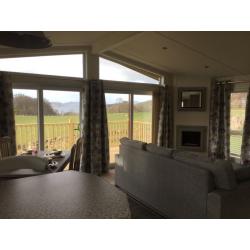 Luxury lodge for sale at Castle Sween 12 month licence available