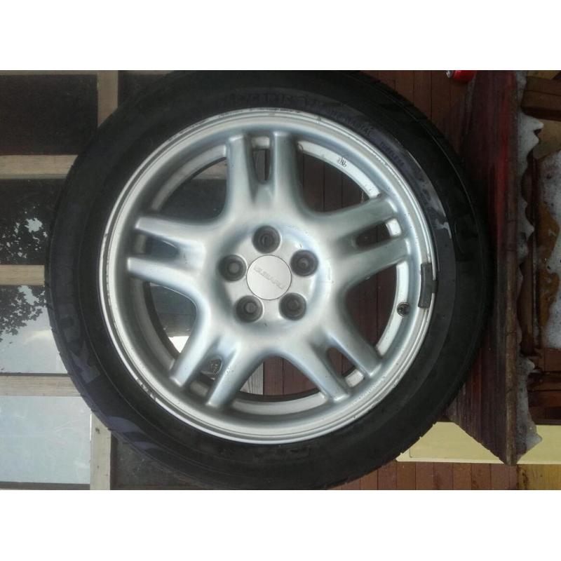 16 inch Subaru alloys