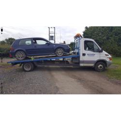 24/7 car/van recovery, breakdown recovery, car transportation