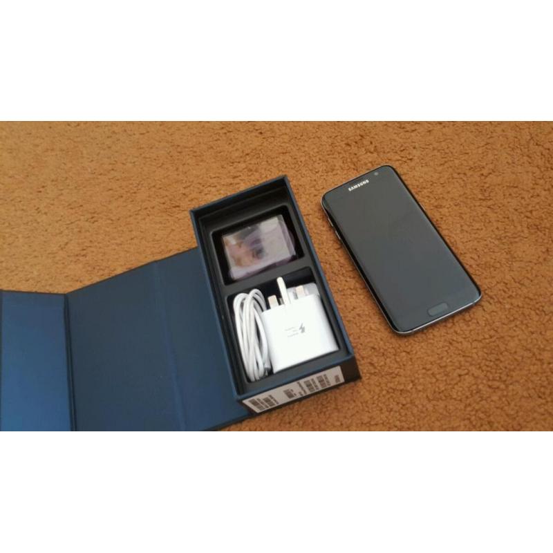 Samsung Galaxy S7 Edge Black Onyx boxed New condition