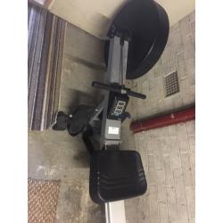 V-fit rowing machine used