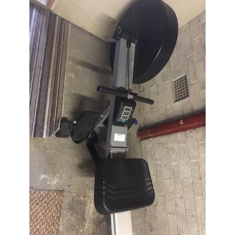 V-fit rowing machine used
