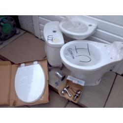 Cloackroom bathroom suite