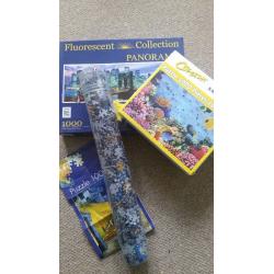 Three 1,000 Piece Jigsaw Puzzles