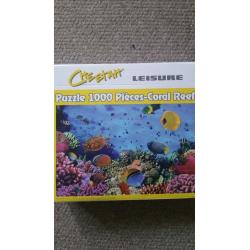 Three 1,000 Piece Jigsaw Puzzles