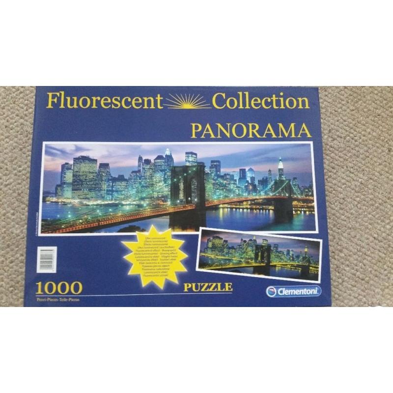 Three 1,000 Piece Jigsaw Puzzles