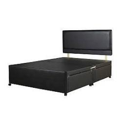double luxury divan bed and memory foam mattress ** brand new ** sealed and delivered