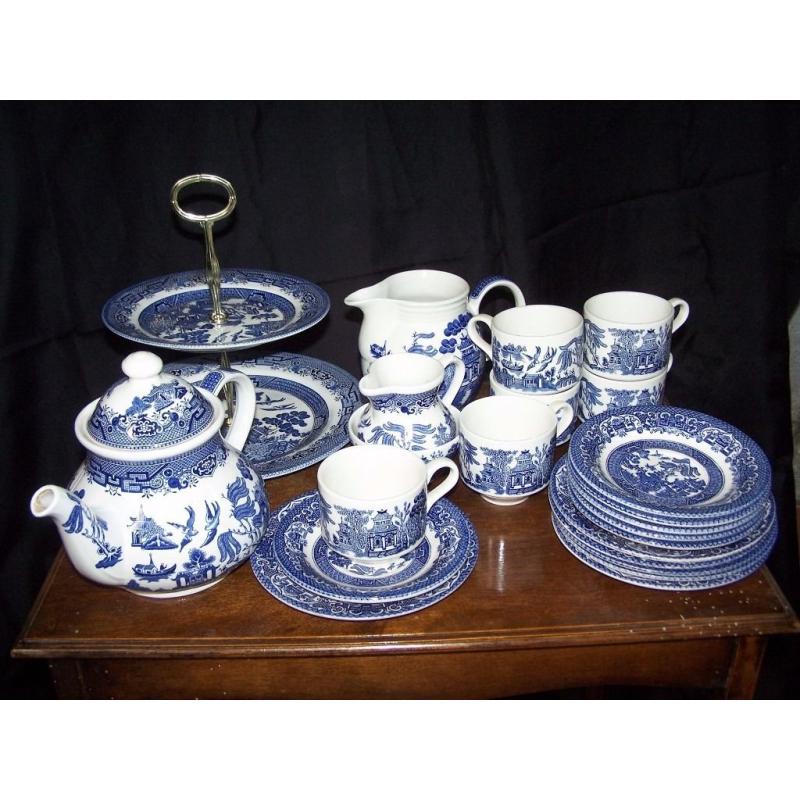 Willow Pattern Tea Service