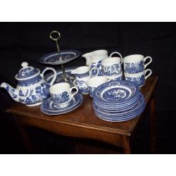 Willow Pattern Tea Service