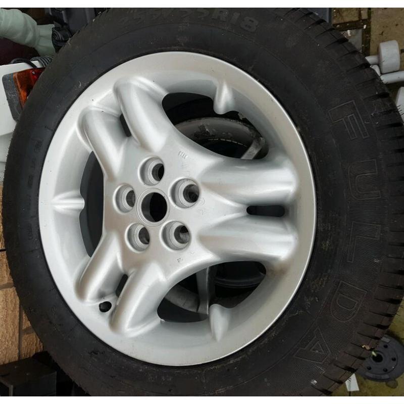 Fulda 255/55 r18 4x4 new with alloy