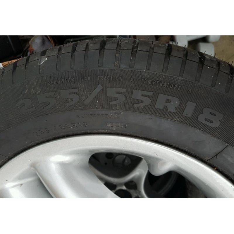 Fulda 255/55 r18 4x4 new with alloy