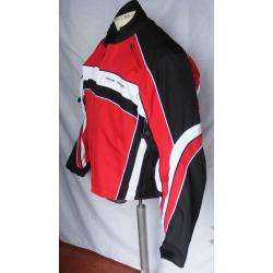 Frank Thomas Hypertec/Hyperpore Black/Red/White Motor Cycle Jacket Size XXXL.