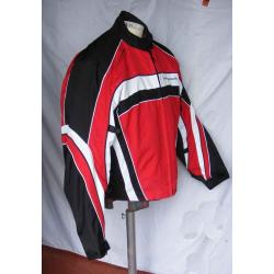 Frank Thomas Hypertec/Hyperpore Black/Red/White Motor Cycle Jacket Size XXXL.
