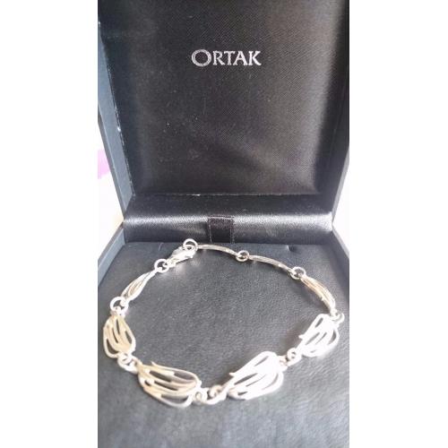Ortak Ladies Silver Bracelet