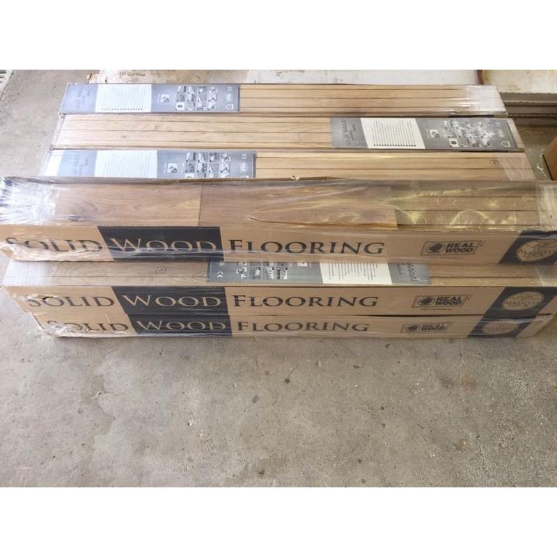 Solid Oak Click Flooring New
