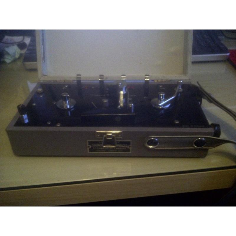 Vintage reel to reel tape portable recorder