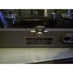 Vintage reel to reel tape portable recorder