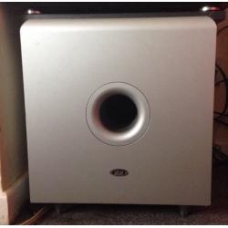 Eltax atomic a-10 powered bass bin