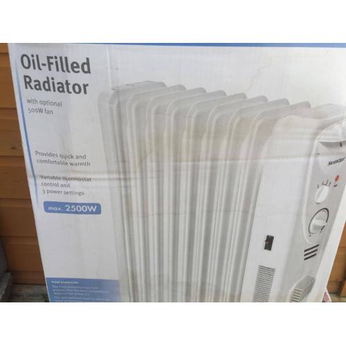 Silvercrest Electric Oil-filled radiator - 2500W Max