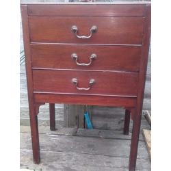 Mahogany sheet music cabinet