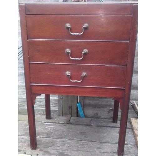 Mahogany sheet music cabinet