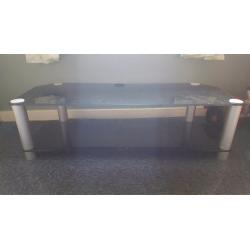 Black Glass tv unit