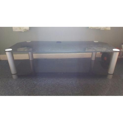 Black Glass tv unit