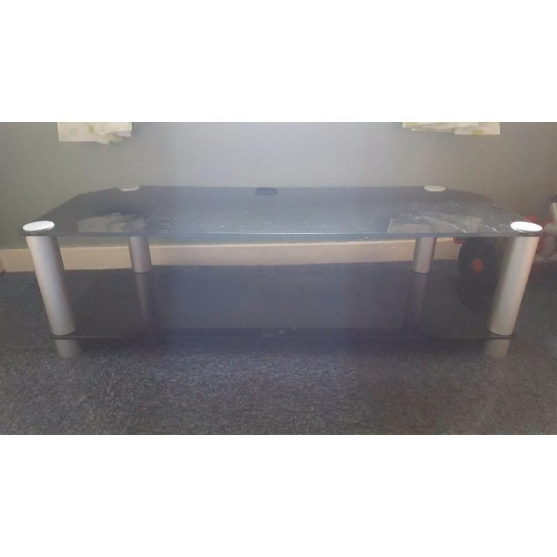 Black Glass tv unit