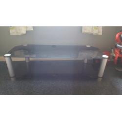 Black Glass tv unit