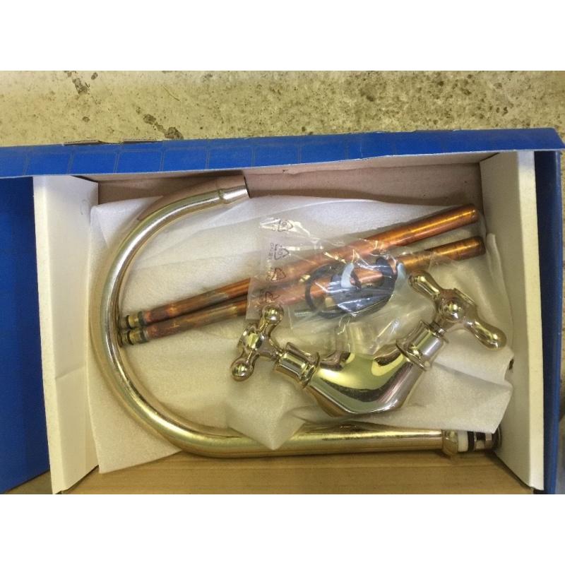 Brass mixer tap for kitchen, never used bran new and in box