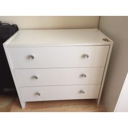 Wardrobe and chest drawers