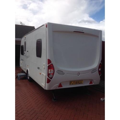 Lunar quasar EB 2008 4 berth fixed bed brand-new carpet